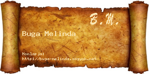 Buga Melinda névjegykártya